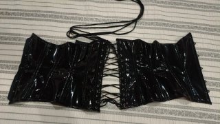 Corsé Negro PVC