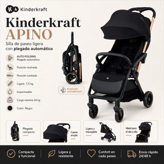 Kinderkraft APINO Silla de Paseo 24 kg | NUEVA