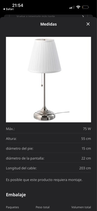 Lampara de noche