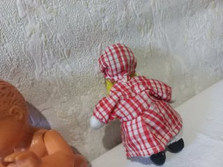 Lote de muñecas y osito