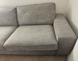 Sofá 3 plazas Ikea Kivik Gris