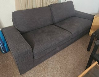 Sofá 3 plazas Ikea Kivik Gris