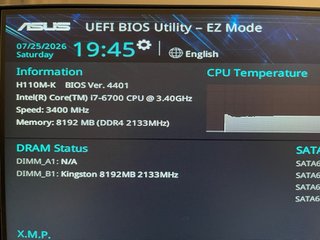 Placa Base ASUS H110M-K + 8GB DDR4