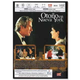 OTOÑO EN NUEVA YORK (Drama Romántico, Richard Gere