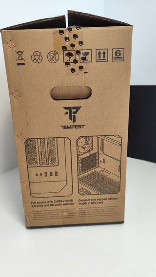 Caja PC Gaming Tempest Stockade Negra