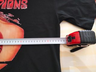 Camiseta Scorpions Manga Corta Negra