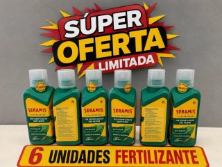 6 X Fertilizante Plantas Verdes