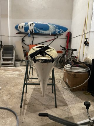 Piragua/Kayak de fibra travesia