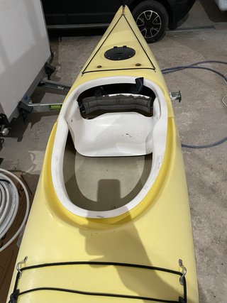 Piragua/Kayak de fibra travesia