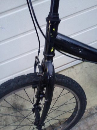 Bicicleta infantil negra