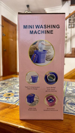 Mini Lavadora Plegable Portátil