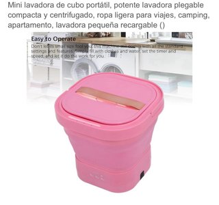 Mini Lavadora Plegable Portátil