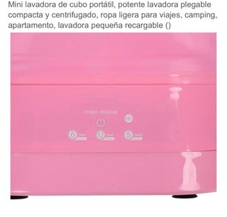 Mini Lavadora Plegable Portátil