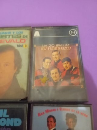 Lote 6 Cintas Cassette Música Variada