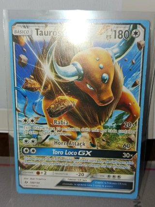 Carta Pokémon Tauros GX 100/149