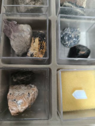 Colección de minerales