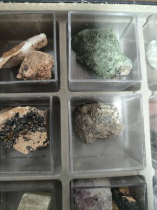 Colección de minerales