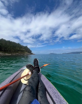 Kayak hinchable Itwit 1 persona + inflador + remo