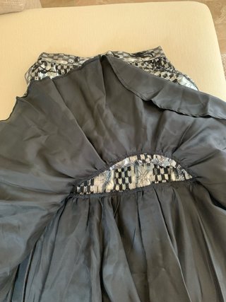 Gonna Made in Italy Tg S Argento Nero