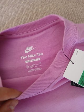 Camiseta Nike Manga Larga XL Mujer Rosa