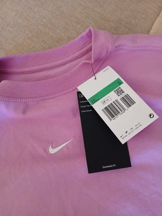 Camiseta Nike Manga Larga XL Mujer Rosa