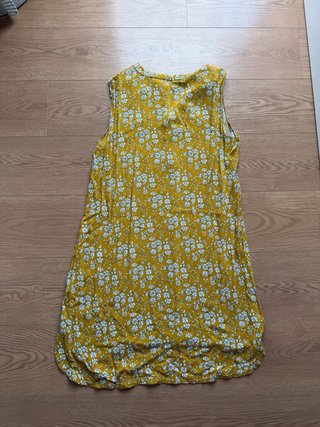Blusa TEX mostaza flores mujer talla 44