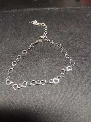 Conjunto de 2 pulseras plateadas