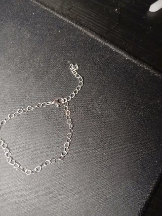 Conjunto de 2 pulseras plateadas