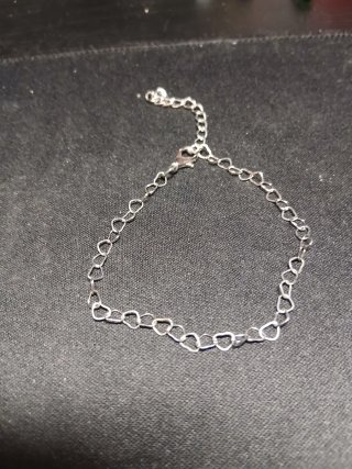 Conjunto de 2 pulseras plateadas