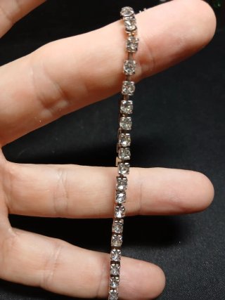 Conjunto de 2 pulseras plateadas