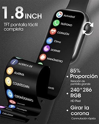 Smartwatch con Llamadas Multicolor
