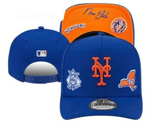 Gorra New York Mets Azul y Naranja