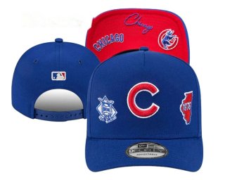 Gorra New Era Chicago Cubs Azul Roja
