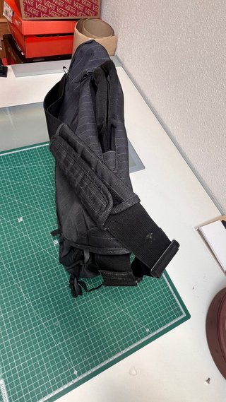Maletín Eastpak azul Rayas