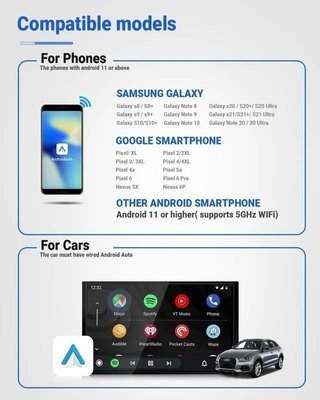 Adaptador Inalámbrico CarPlay Android Auto Ottocas