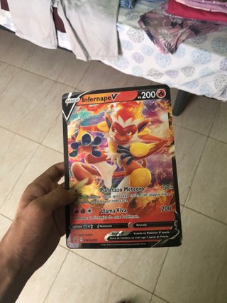 Carta Gigante Infernape V Pokémon Original