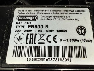 Cafetera Nespresso DeLonghi EN 500B