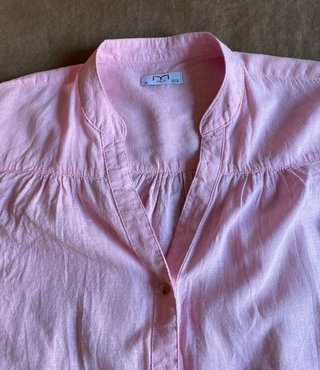 Camisa Milano Algodón Lino Manga Corta