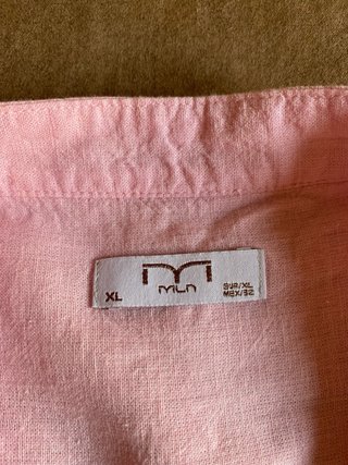 Camisa Milano Algodón Lino Manga Corta