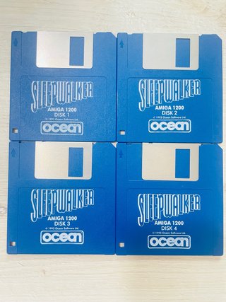 Sleepwalker Amiga 1200 Ocean Dischi 1-4