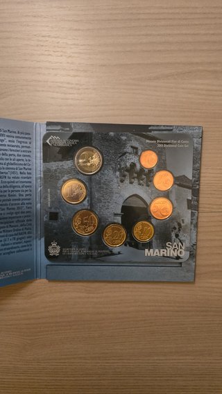 San Marino 2014 Cartera BU Sin Plata