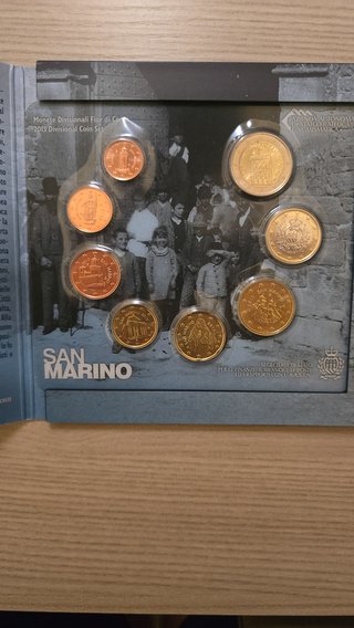 San Marino 2014 Cartera BU Sin Plata
