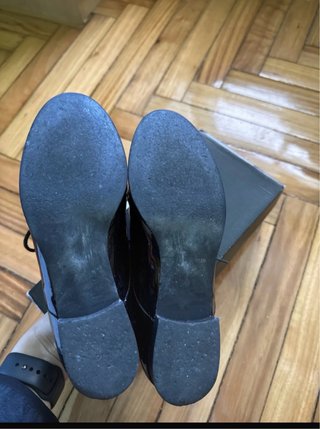 Zapatos charol mujer negros