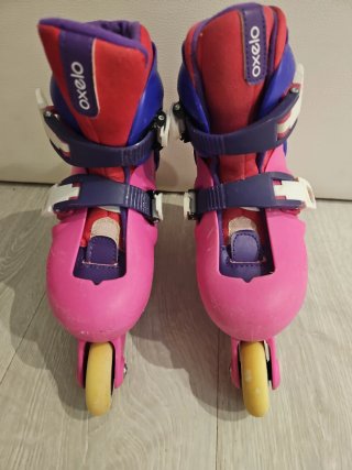 Patines Oxelo Play 3 T.28-30 + Protecciones+bolsa