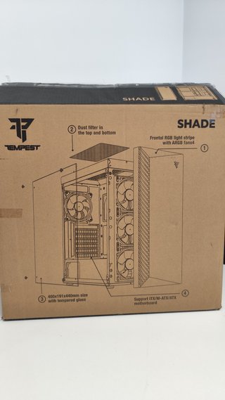 Caja Gaming Tempest Shade Blanca Nueva
