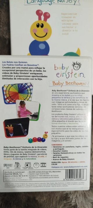 Colección DVD Baby Einstein y más DVD  para bebés
