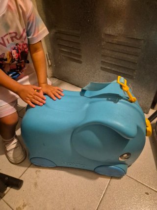 Maleta infantil Molto azul con ruedas