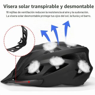 Casco Bicicleta Adulto unisex 58-62cm nuevo