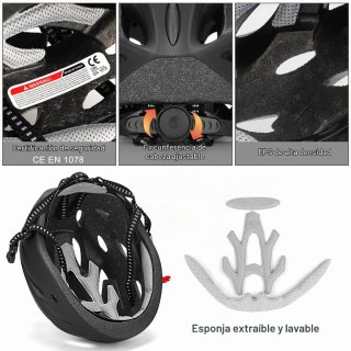 Casco Bicicleta Adulto unisex 58-62cm nuevo