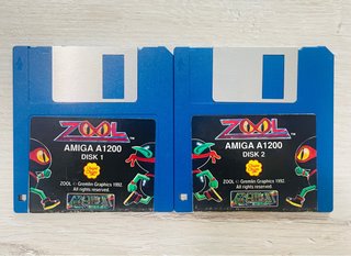 Zool Amiga A1200 Disks 1 & 2 Gremlin Graphics